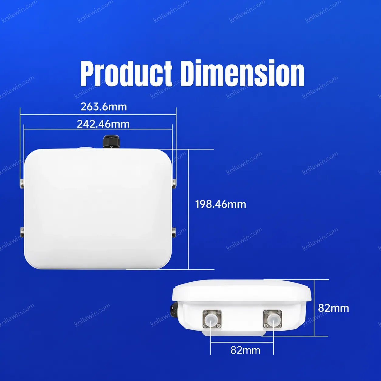 PUSR Industrial IoT AP520X 5G Dual-Band Wi-Fi Router with 4 Antennas Qualcomm Chipset Repeater Via AP Controller PUSR Cloud