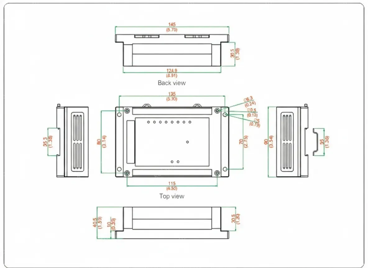 UOTEK Industrial RS232 RS-232 RS-485 to 8 Ports RS485 Serial HUB RS485 Optoelectronic Isolation ESD Anti Surge Adapter UT-1128