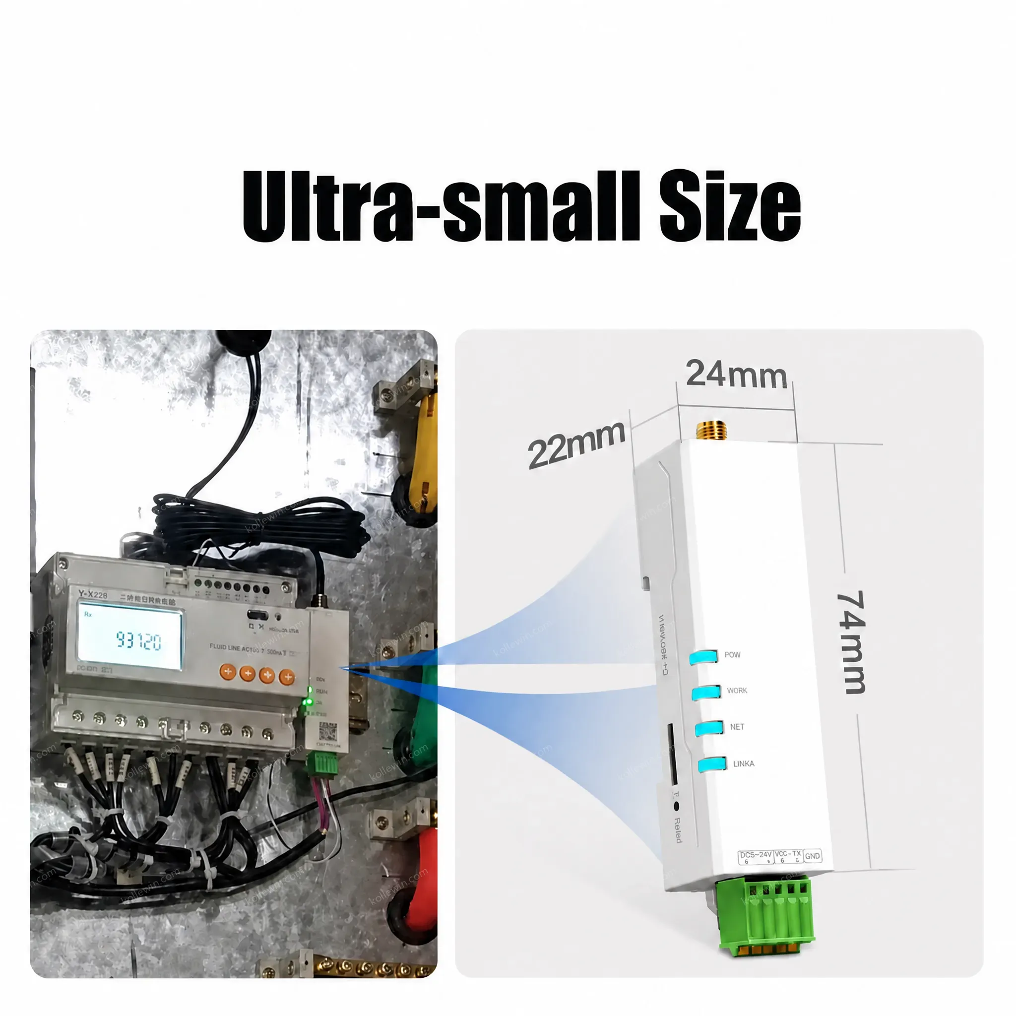 PUSR Wireless DIN Rail Mounting