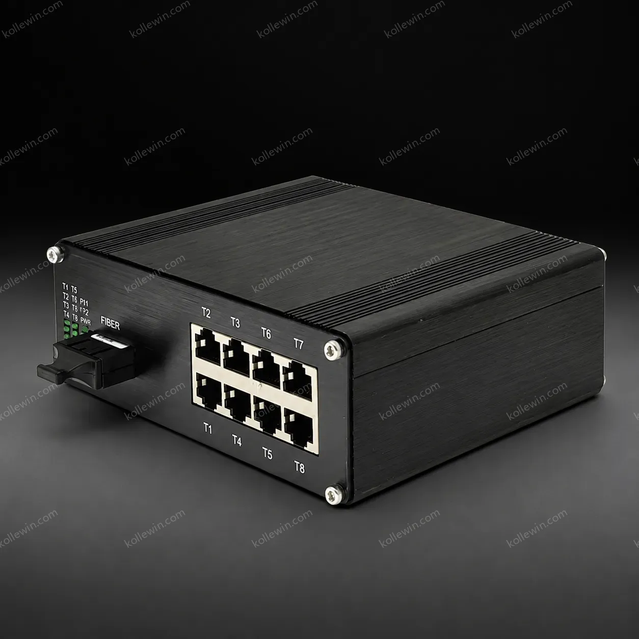 Industrial 8-Port Gigabit Ethernet Switch with 1 SFP Fiber Port High Speed 1000Mbps Support 4K MAC