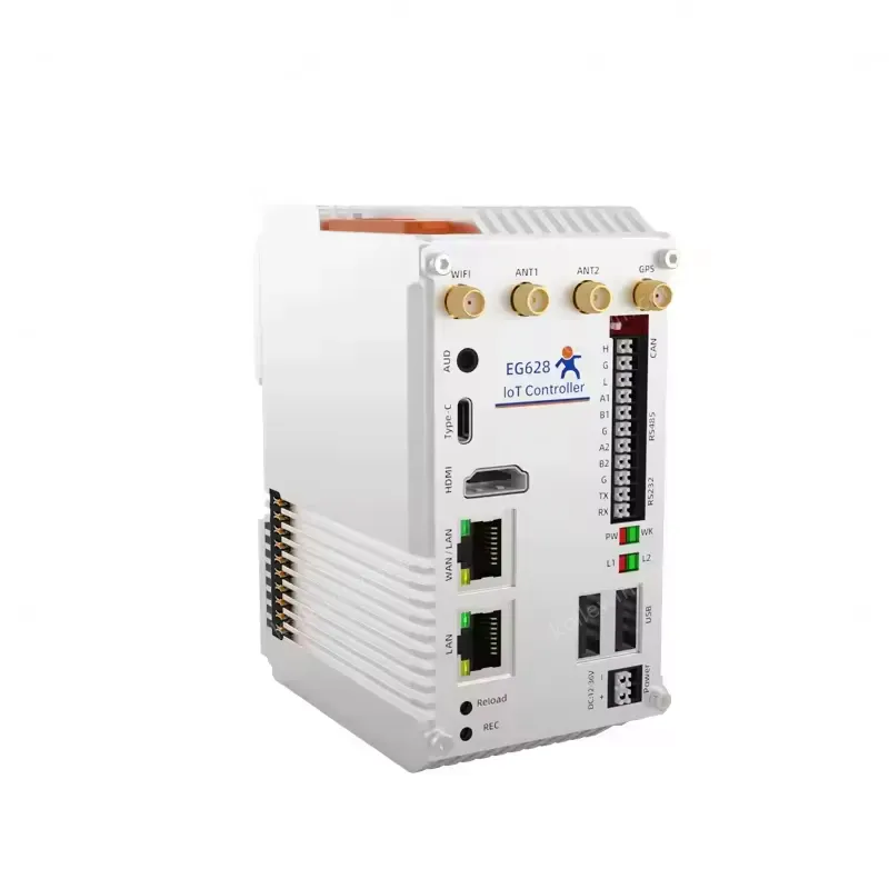 PUSR Fanless Mini PC RK3562J Cortex-A53 Linux Ubuntu 20.04 DDR4 4GB WiFi 4G/5G AI Model Edge Computing Industrial Computer EG628