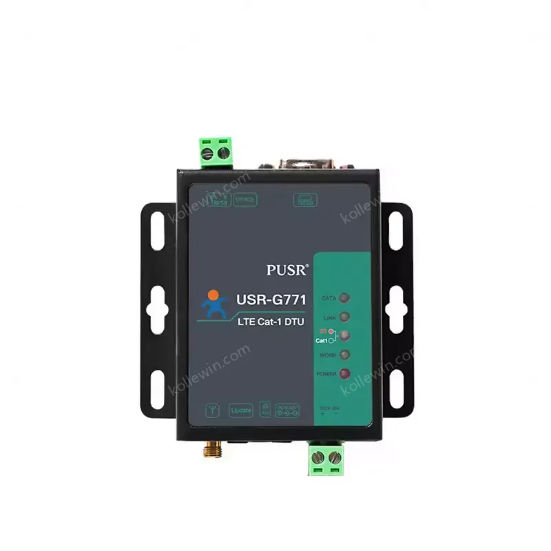 USR-G771-E LTE Europe CAT 1 Gsm Gprs Serial Cellular Modem Support RS232/RS458 Port Support MQTT IoT Platform