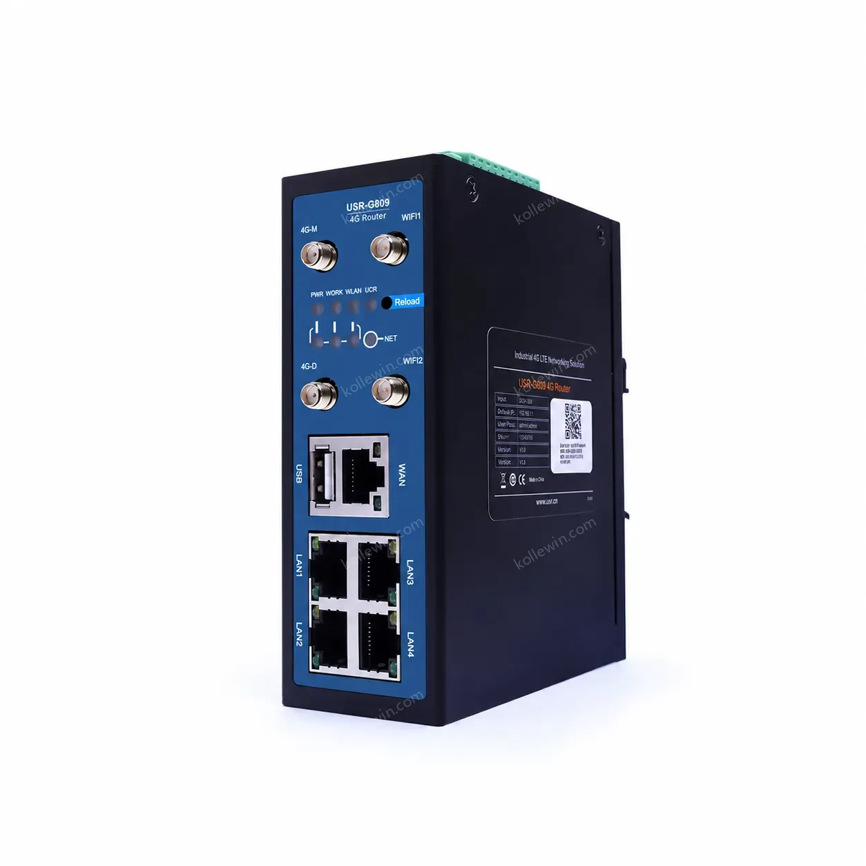 USR-G809-E EMEA & APAC Industrial Grade 3g 4g Lte WiFi OpenCPU Router Supports 2G/3G/4G Network