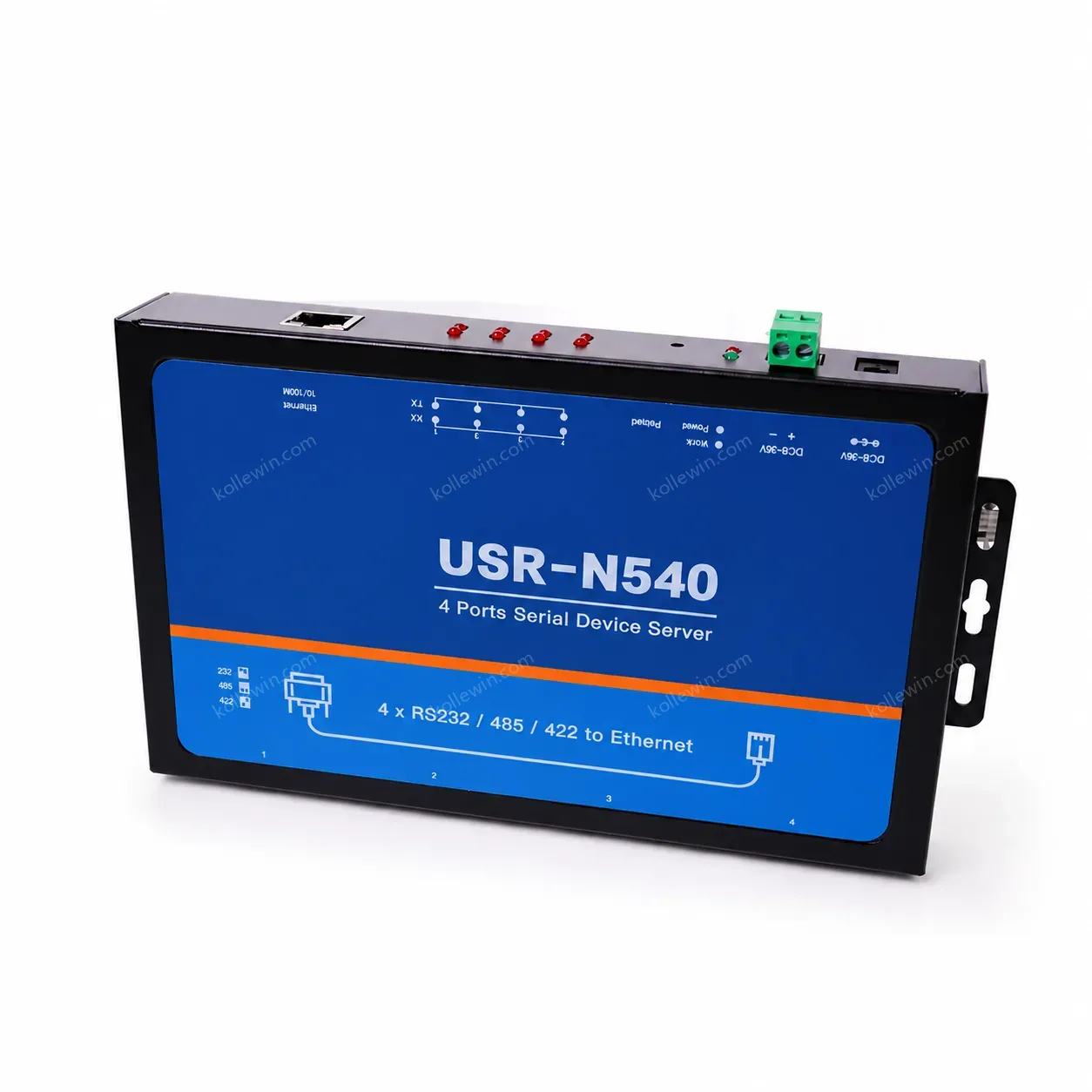 N540 RJ45 to Serial Port RS232 RS485 RS422 to Ethernet Converter Built-in Webpage Supported