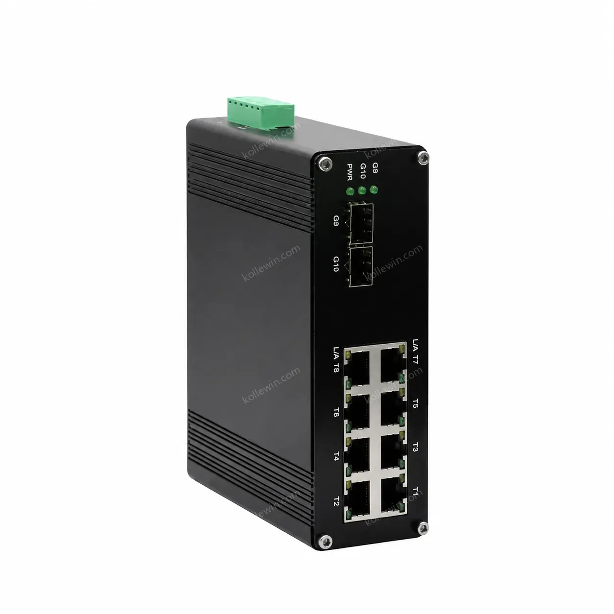 Industrial 8-Port Gigabit and 2.5G Base-T with 2-Port 10G SFP+ Ethernet Switch for Network Aggregation