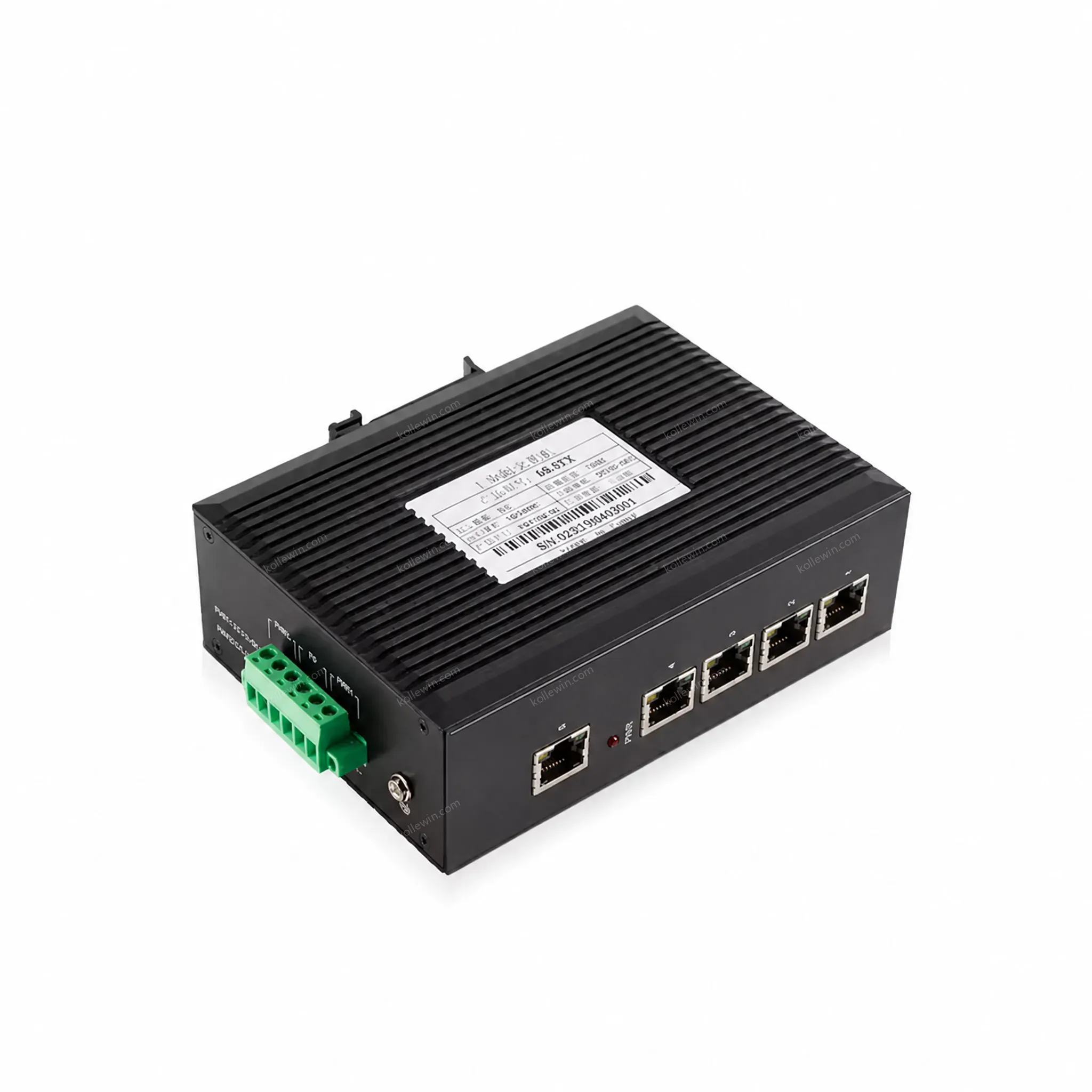USR-SDR050 5-LAN 1G 10/100Mbps IP40 Full-Duplex & Half-Duplex Industrial Ethernet Switch