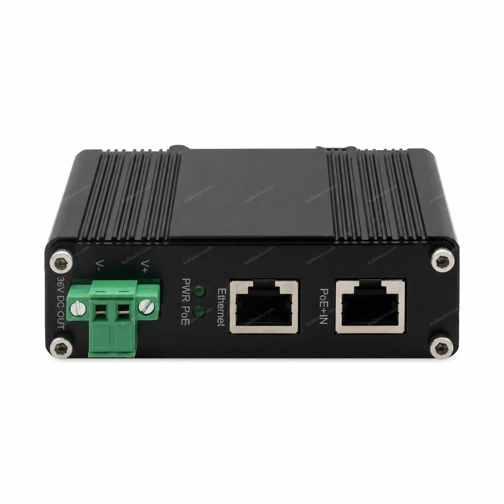 Industrial 10/100/1000Mbps 802.3bt PoE++ Splitter Output Voltage 36VDC
