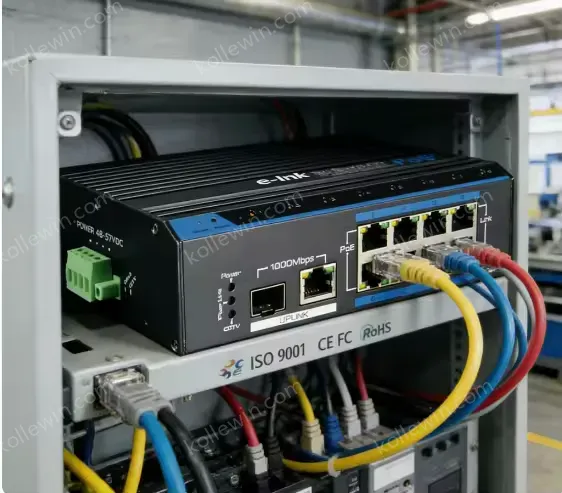 Industrial 8 Ports PoE(250M) Fast Ethernet Switch