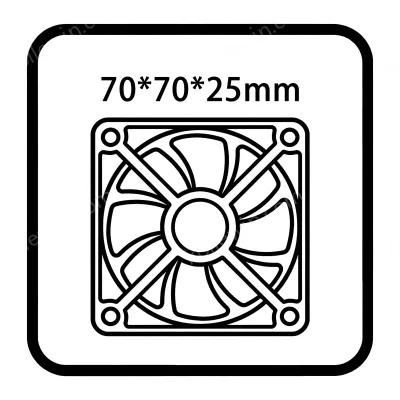 70*70*25mm