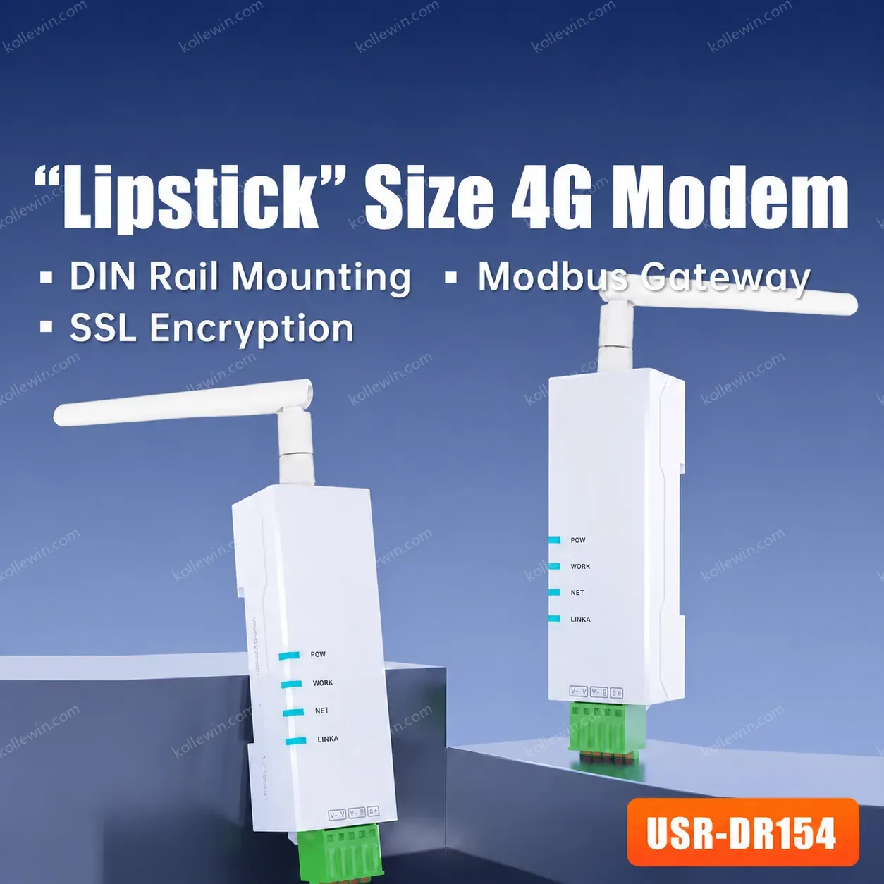 PUSR Wireless DIN Rail Mounting