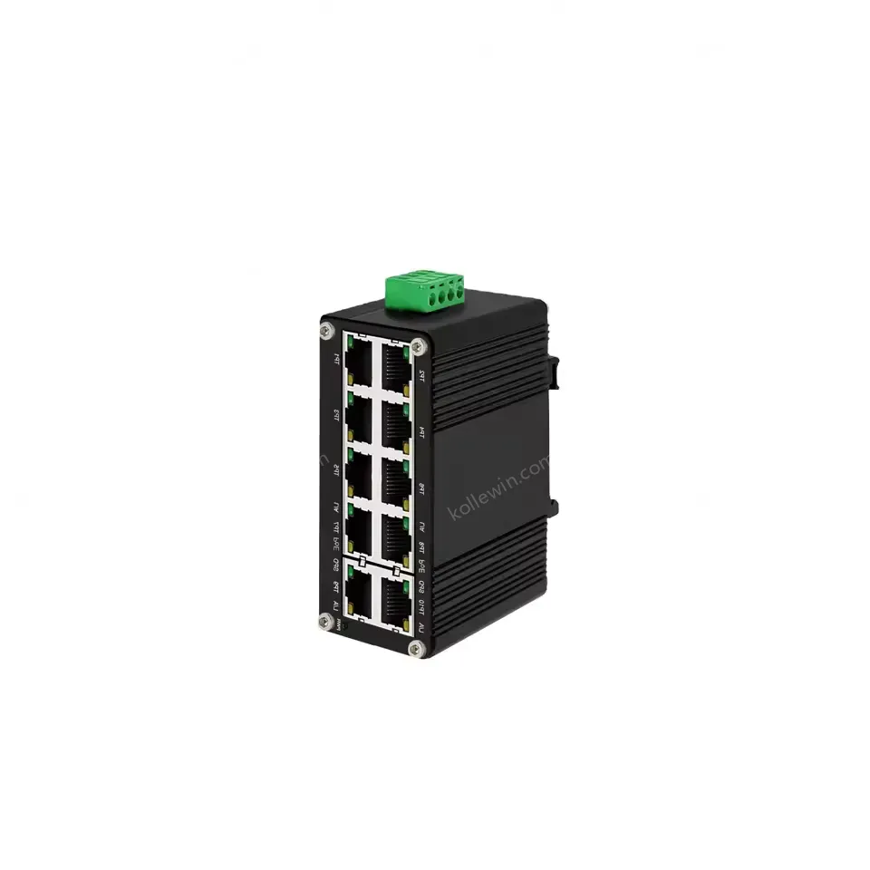 Industrial Switch Mini 8 PoE +2 RJ45 Switch 12-48V Input