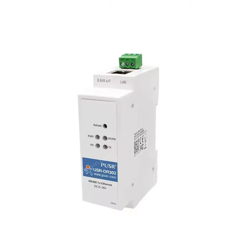 USR-DR302 Din-rail Modbus RS485 Serial to Ethernet Converter