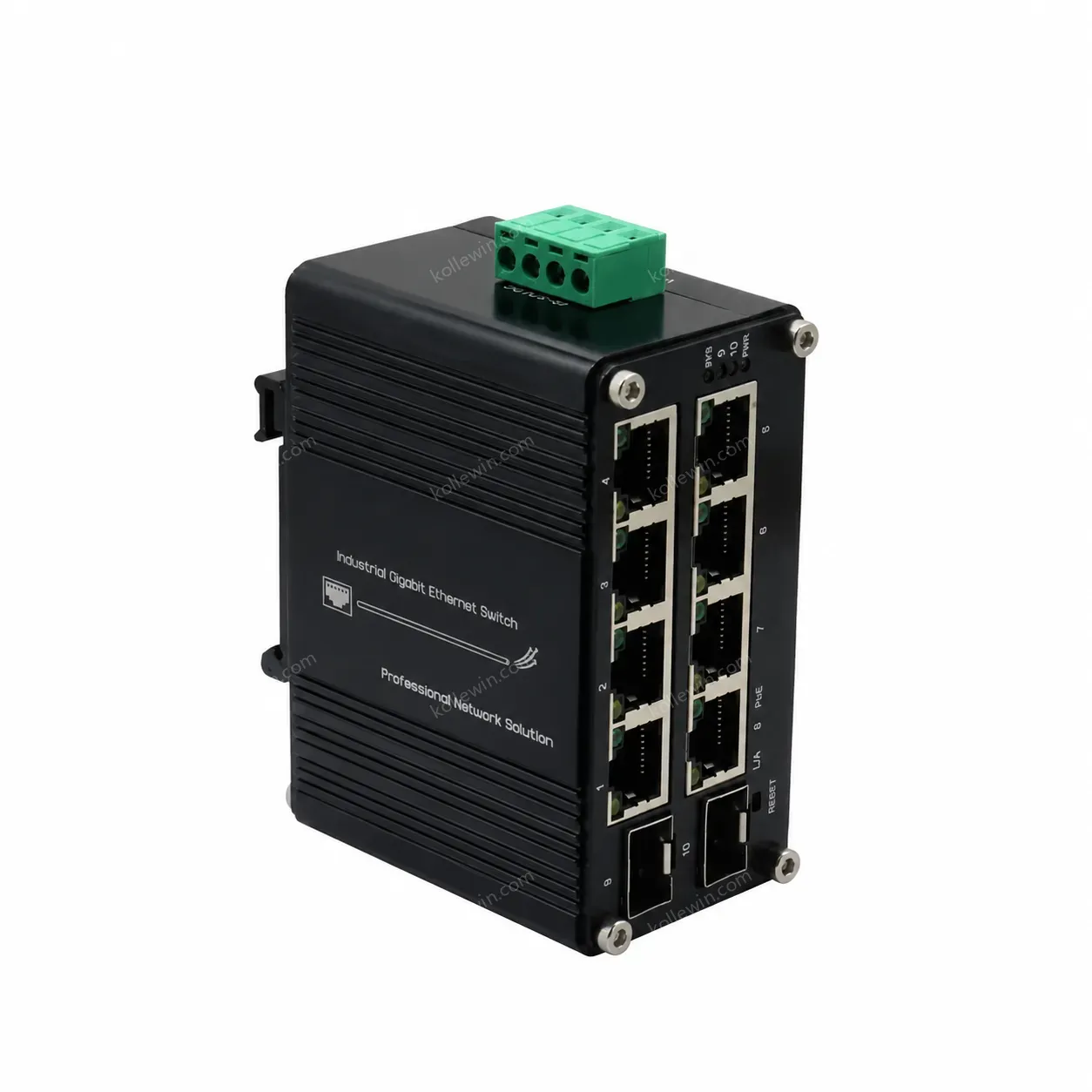 Mini Industrial Web Managed 8 Port PoE + 2 Port SFP Ethernet Switch for Smart CCTV Solar Networking