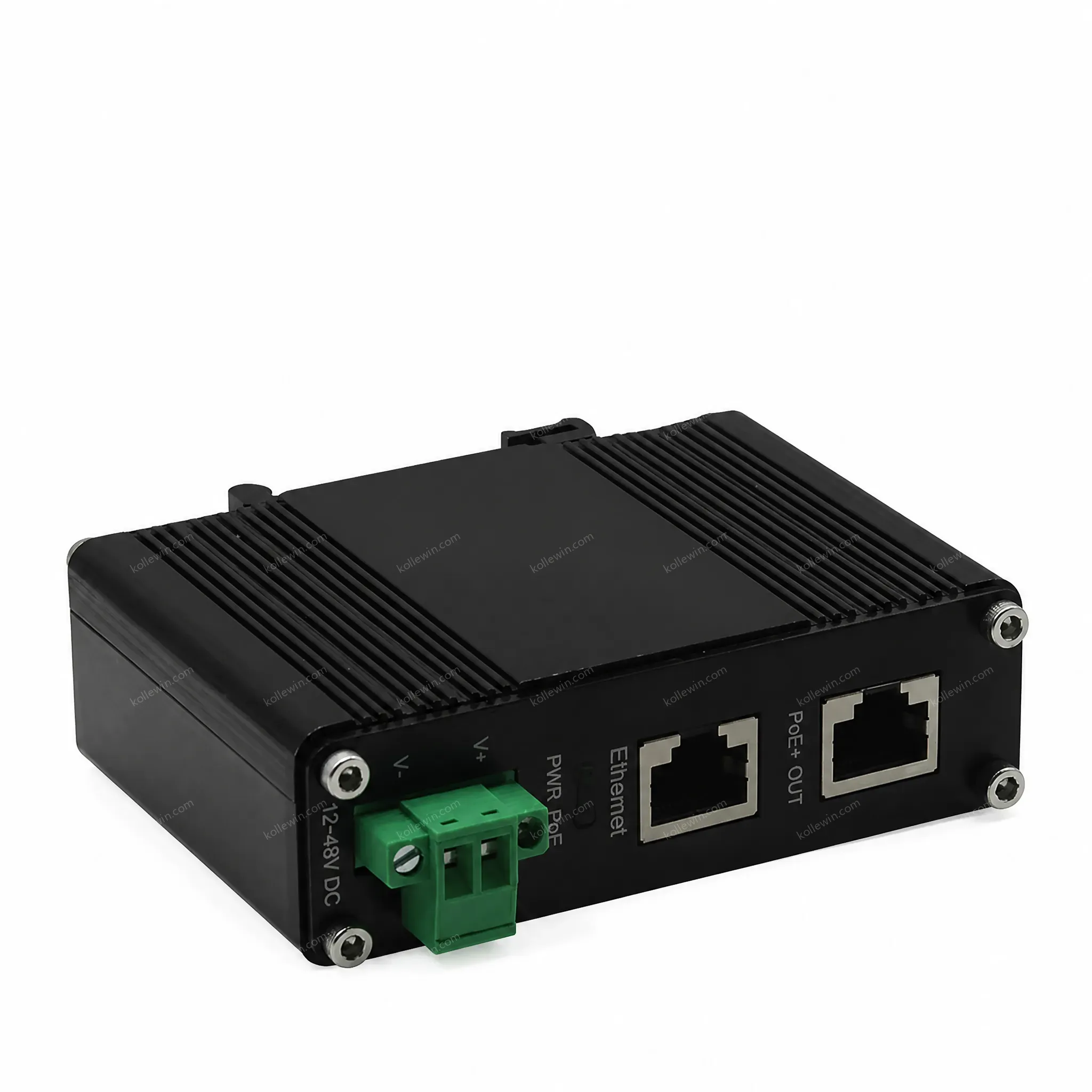 Industrial Gigabit PoE Injector IEEE802.3af at 30W PoE Standard for CCTV PD PoE Cameras 12~48V DC Power Input