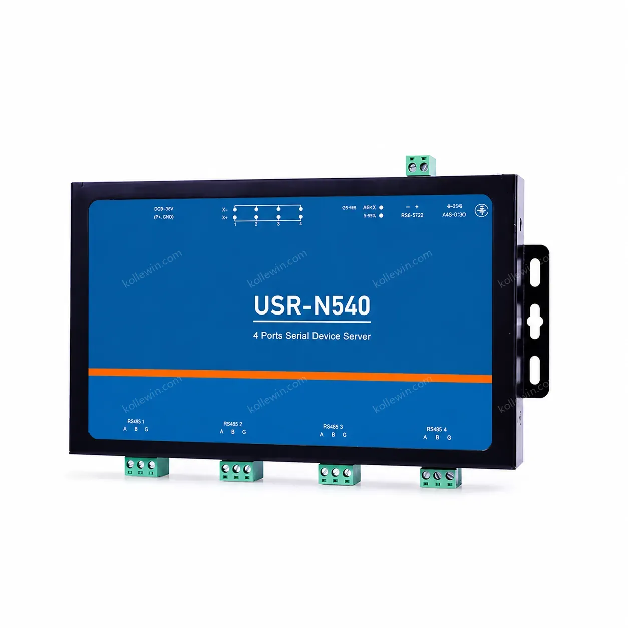 USRIOT USR-N540 H7 Version 4-Port Serial Server RS485 to TCP Ethernet Converter Flow Control RTS/CTS DC 9-36V 2-Year Warranty