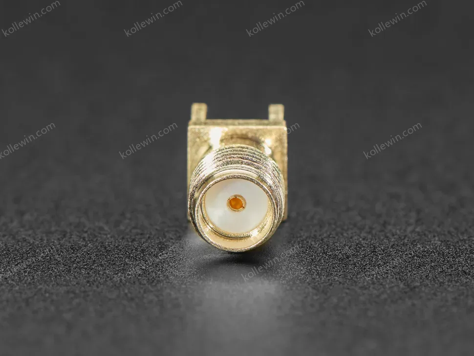 Straight SMA Thru Hole RF Connector