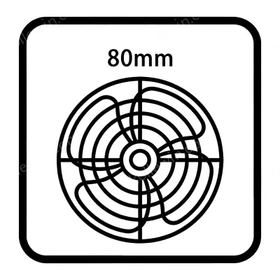 80mm ac fan