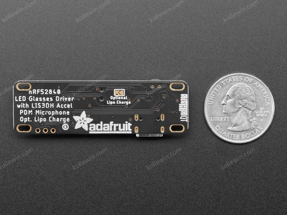 Kerdeep LED Glasses Driver - nRF52840 Sensor Board