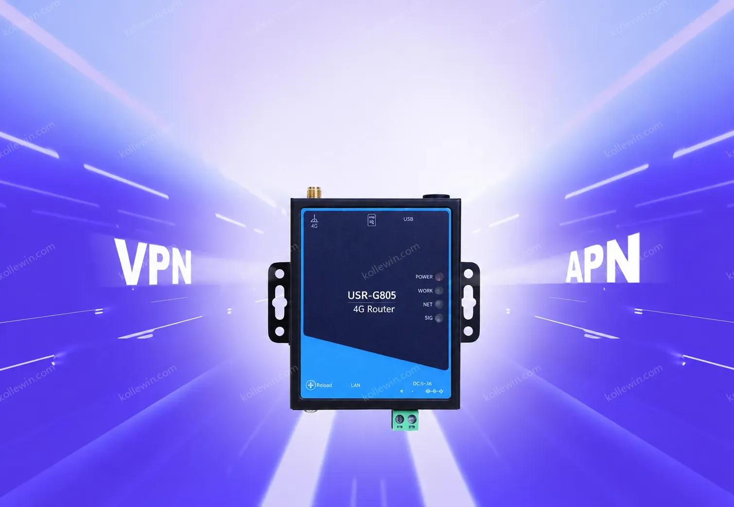 PUSR Industrial Cellular Wireless Router WiFi ethernet 4g Lte VPN With Sim Card telemanagement Qualcomm cellular module USR-G805