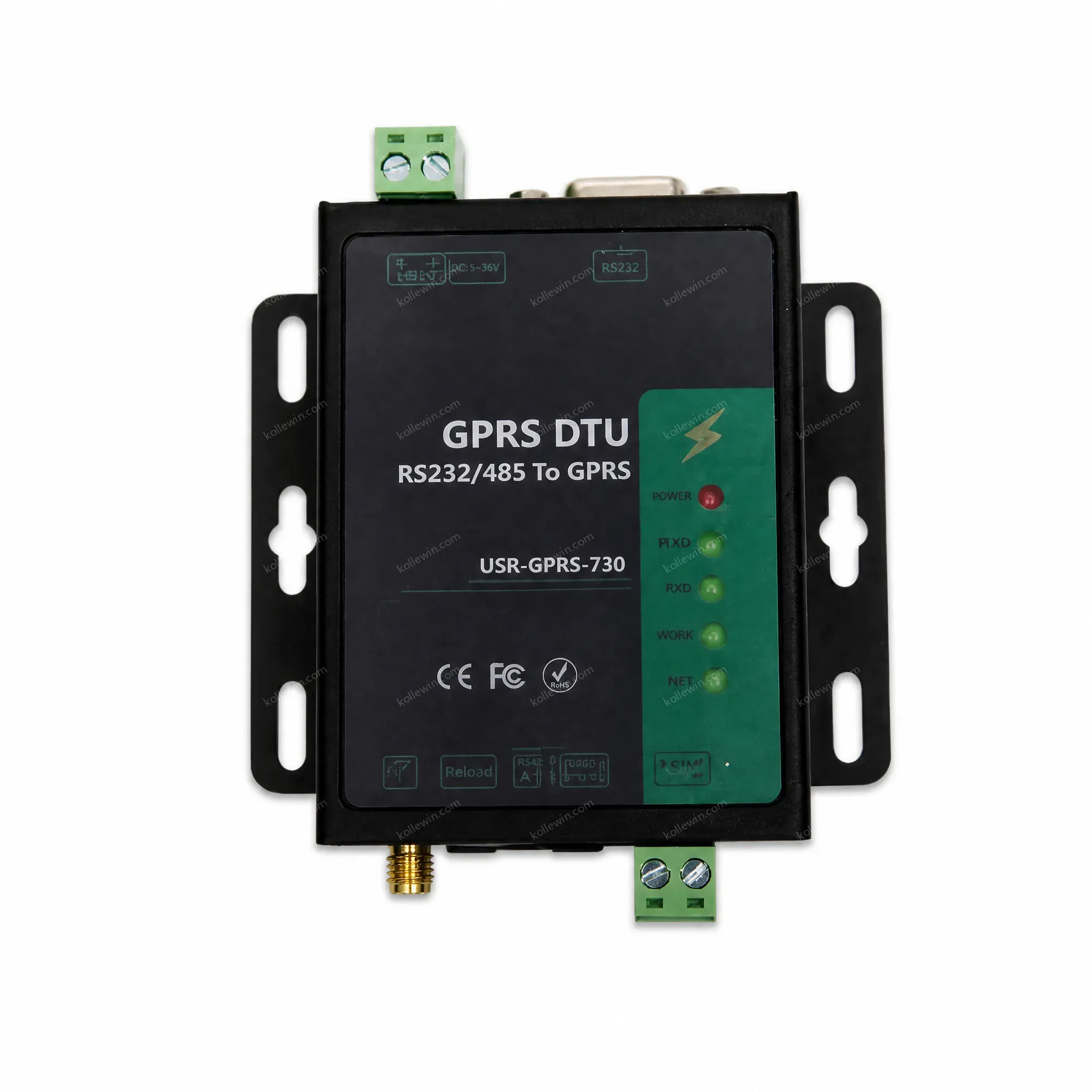 USR-730 USRIOT GPRS GSM DTU Modem Modbus RTU Serial RS232 RS485 to GSM Support HTTPD Client