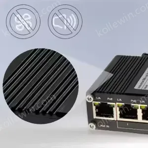 Industrial Gigabit PoE Extender with 50~57V DC Input Power 30W DIN-Rail and Wall Mount for CCTV