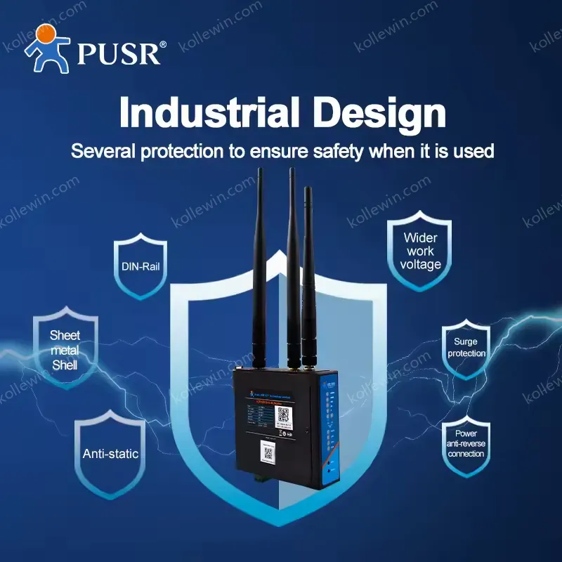 USR-G806-A North America(AT&T) 4G LTE Industrial Cellular VPN Router Wireless Wifi Router With Sim Card OpenVPN