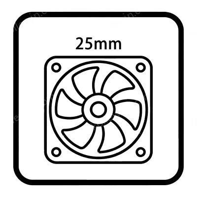 25mm dc fan