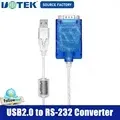 UOTEK USB RS232 RS485 RS422 Converter Cable USB-A RS-232 RS-485 RS-422 Adapter DB9 COM Full Half Duplex UT-8890