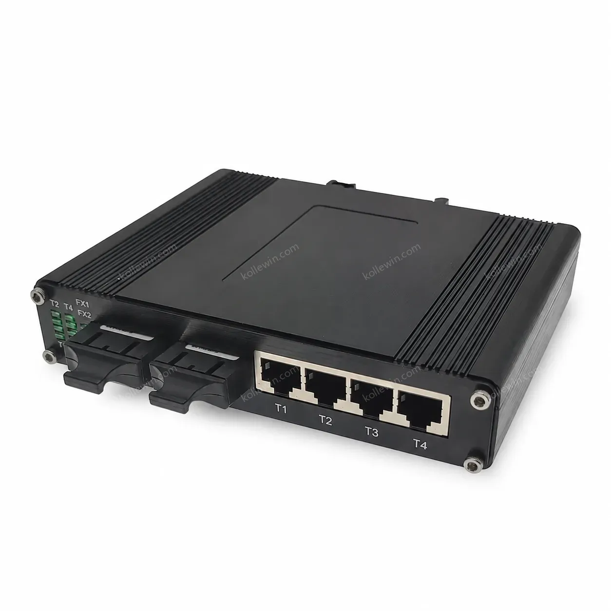 Industrial 4-Port 10/100/1000T 802.3at PoE + 2-Port 1000BASE-X Ethernet Switch