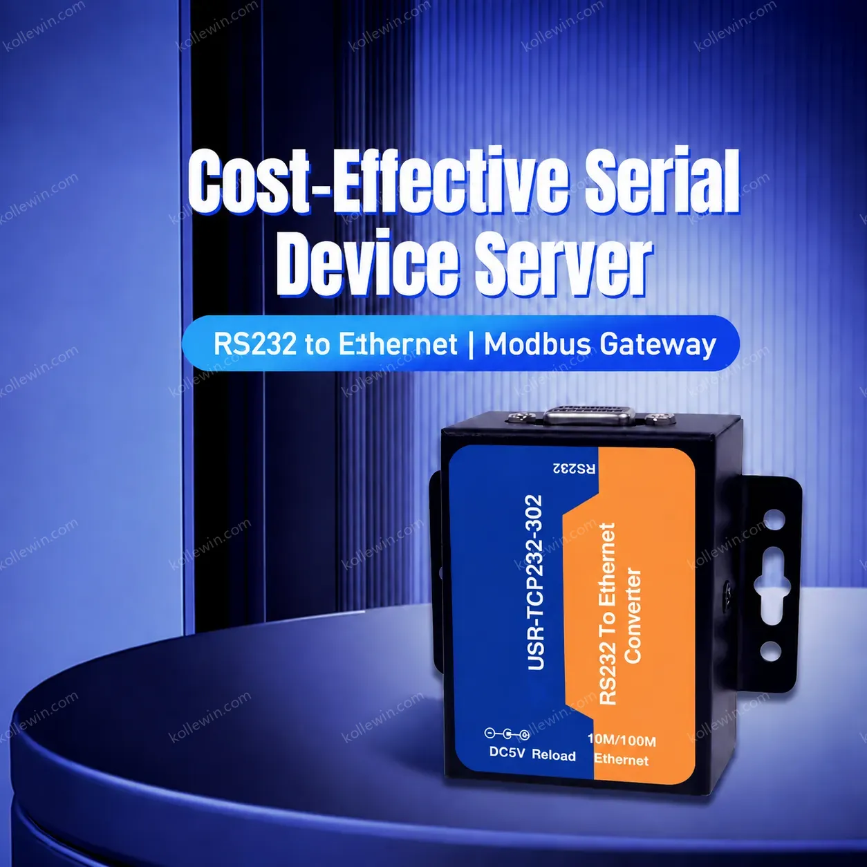 USR-TCP232-302 cost-effective RS232 serial to Ethernet TCP/IP to Serial device server converters